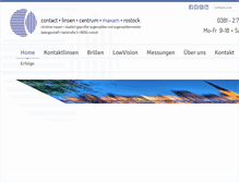 Tablet Screenshot of kontaktlinsen-maxam.de